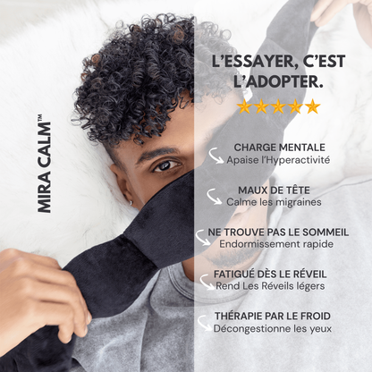 MIRA CALM™ - Masque de sommeil lesté